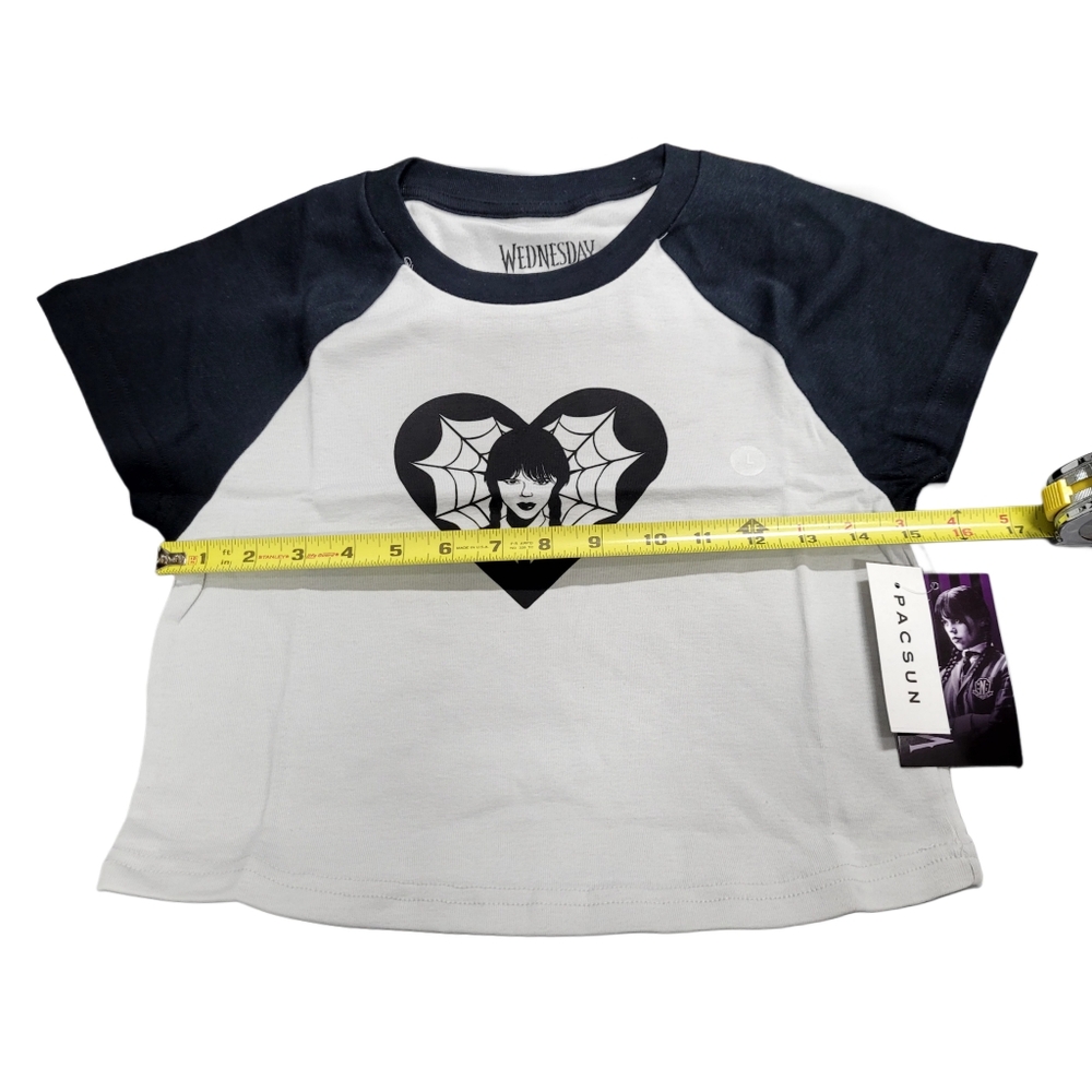 Wednesday Love Note Raglan T-Shirt - Picture 6 of 7